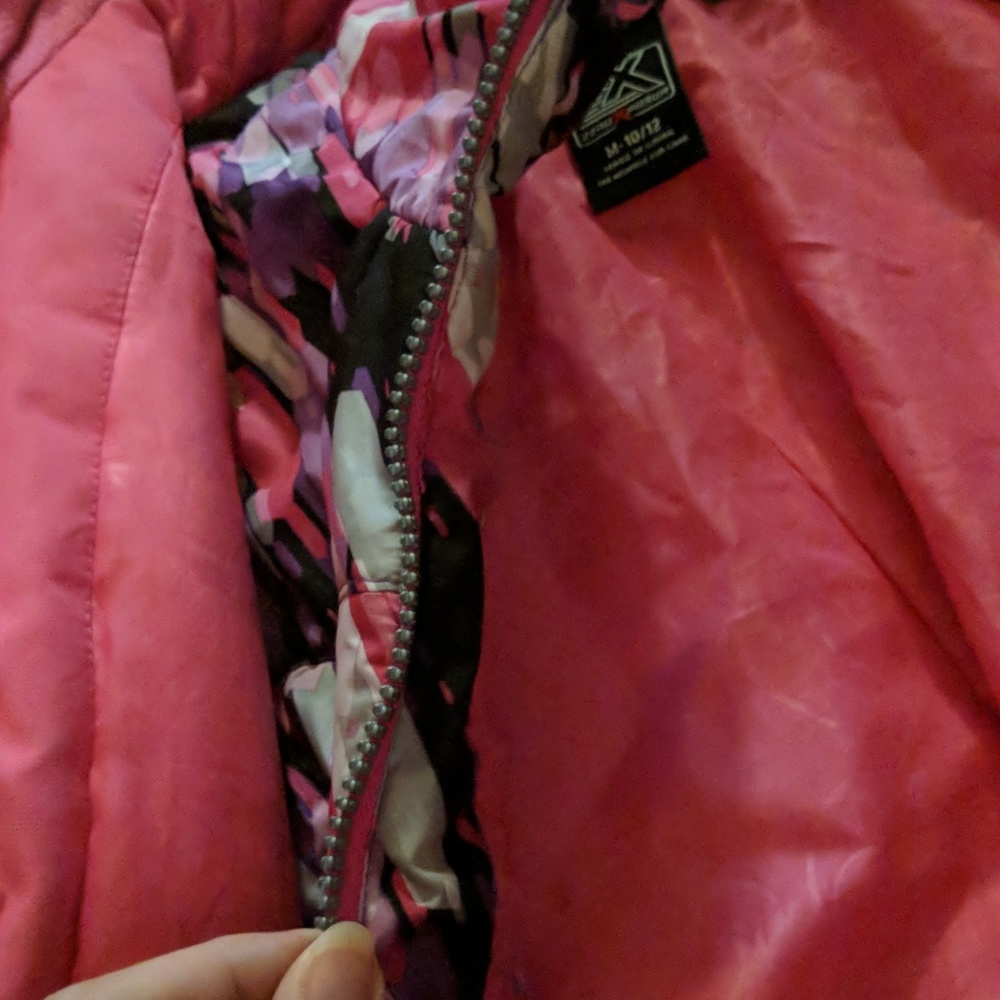 USED Girls Zero Xposur Winter Coat - Picture 4 of 4